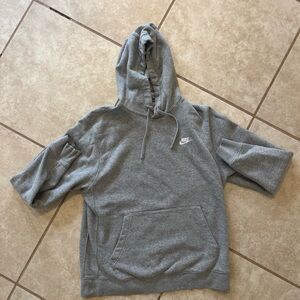 Nike Sportswear Gray Club Fleece Hoodie Sweatshirt Men’s Size Large